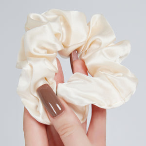Silk Scrunchie Cream