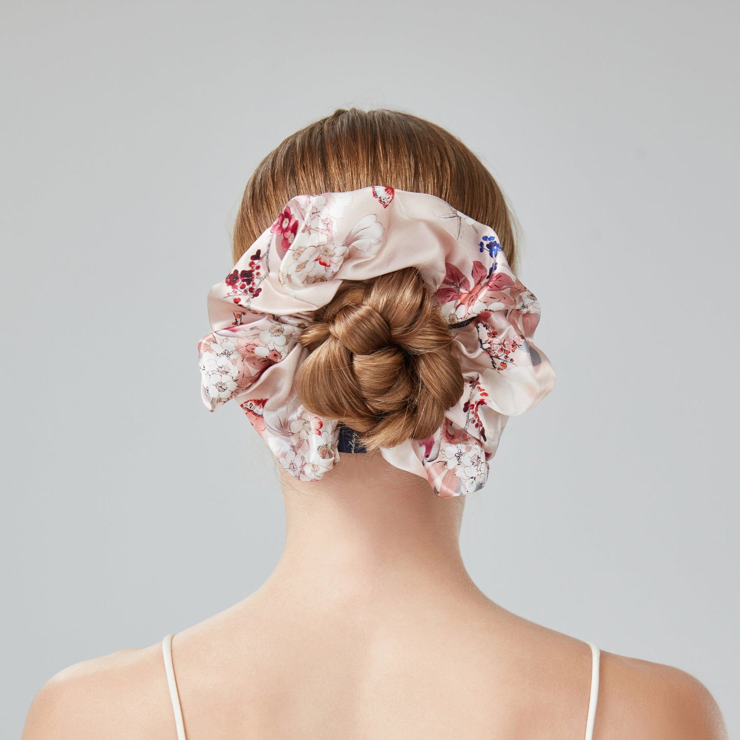 Silk Scrunchie – Pink Oversize | Blossom