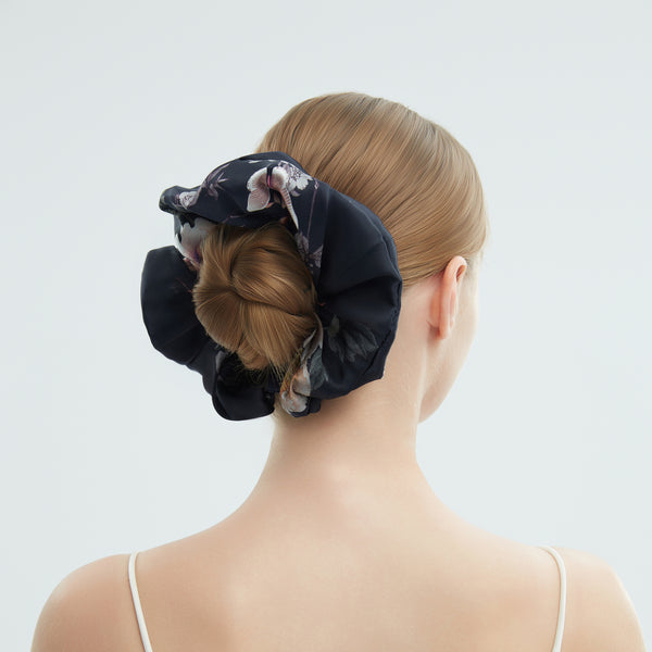 Hair Scrunchie Gift Box | Skinny Pink, Cream, Black | Maxi Fleur Japonaise