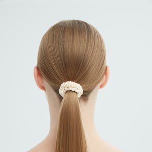 Hair Scrunchie Gift Box | Skinny Pink, Cream, Black | Maxi Fleur Japonaise