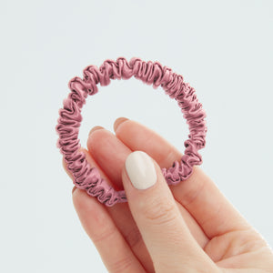 Hair Scrunchie Gift Box | Skinny Pink, Cream, Black | Maxi Fleur Japonaise