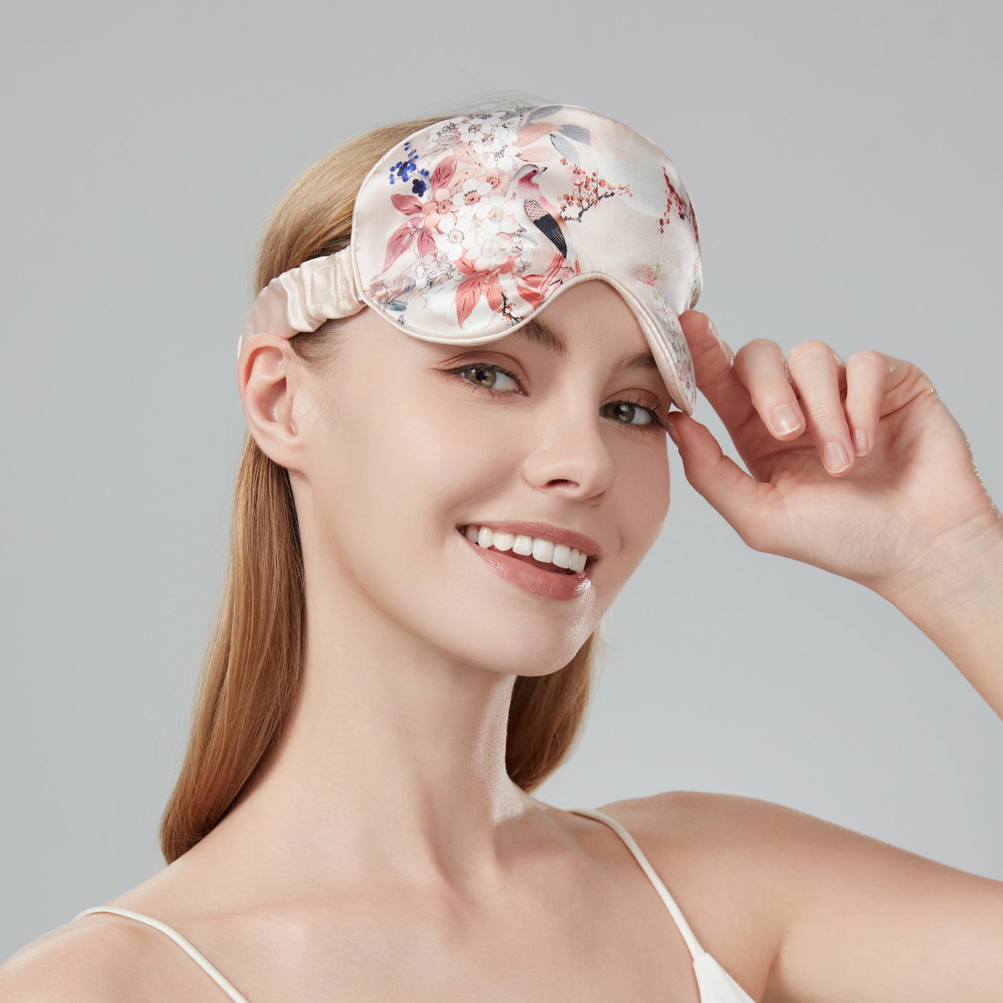 Silk Sleep Mask Pink | Blossom