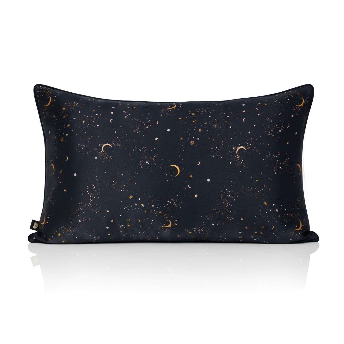 Mulberry Silk Pillowcase Navy | Star & Moon