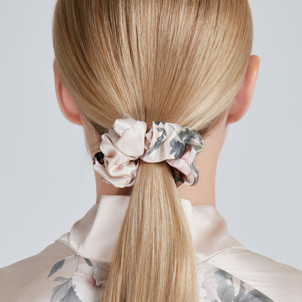 Silk Scrunchie Pink | Fleur Japonaise