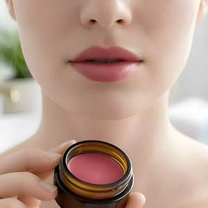 Silk Sleep Gift Set | Luxury Eye Mask, Lip Balm & Soap | Pink Blossom