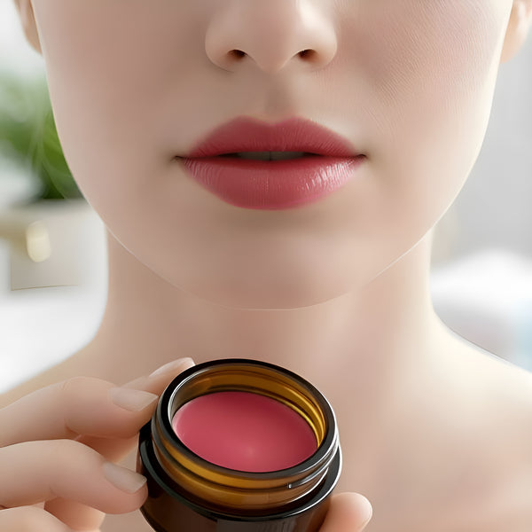 Silk Sleep Gift Set | Luxury Eye Mask, Lip Balm & Soap | Pink Blossom