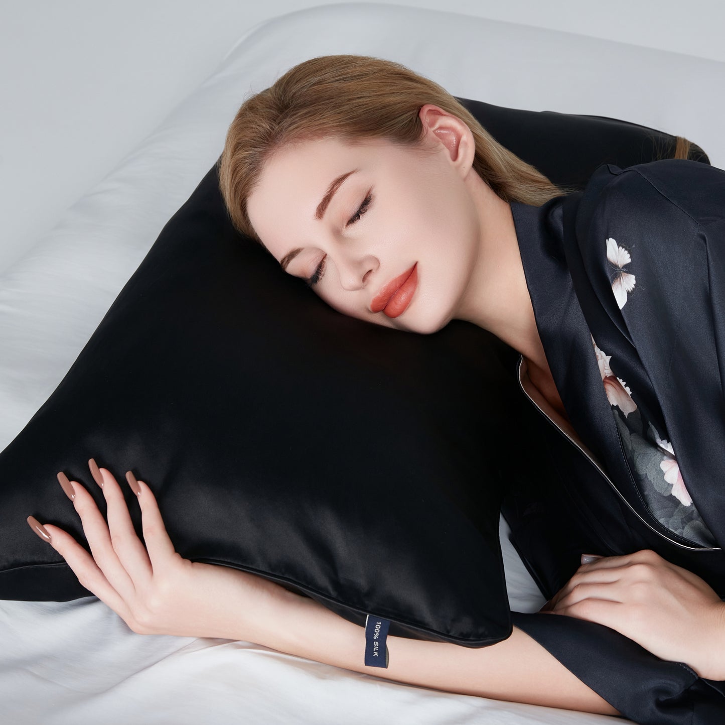 Silk Pillowcase Black