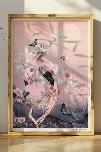Blossom & Bird Giclée Wall Art