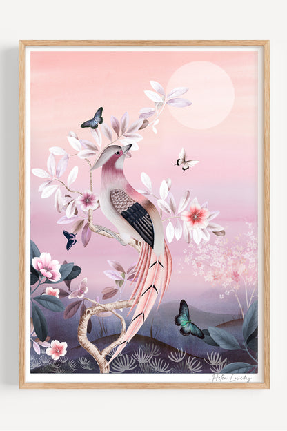 Blossom & Bird Giclée Wall Art
