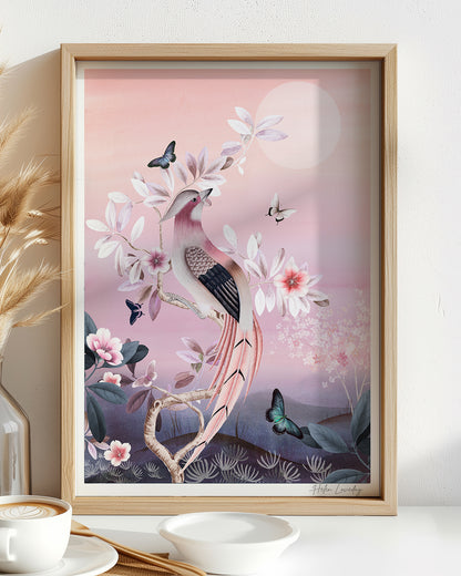 Blossom & Bird Giclée Wall Art
