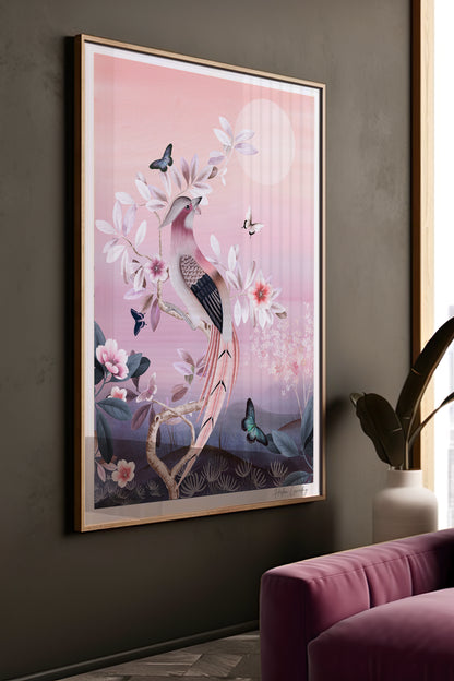 Blossom & Bird Giclée Wall Art