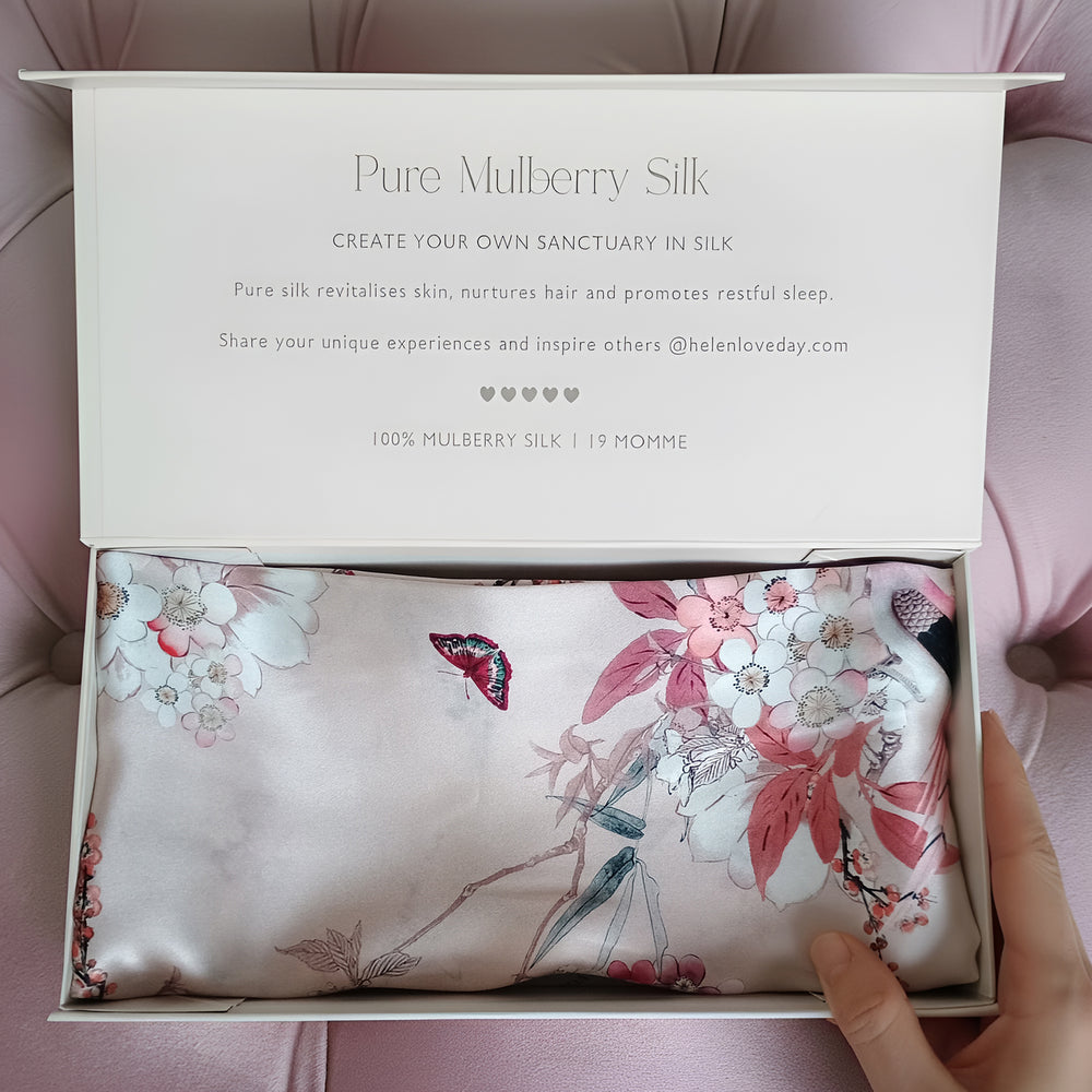 Silk Pillowcase Giftbox  Pink | Blossom