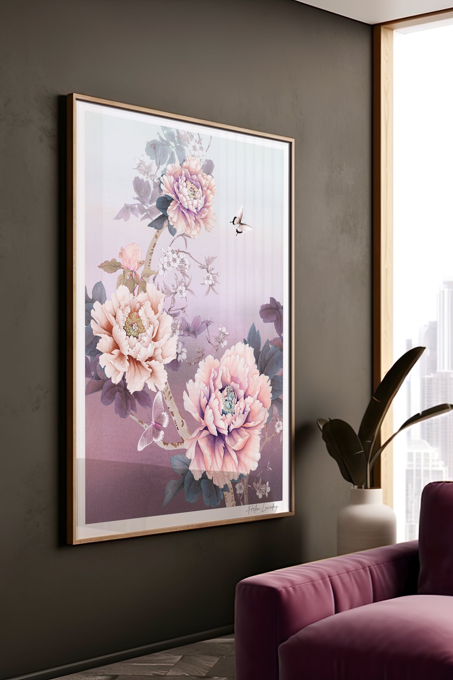 Chinoiserie Flowers Giclée Wall Art