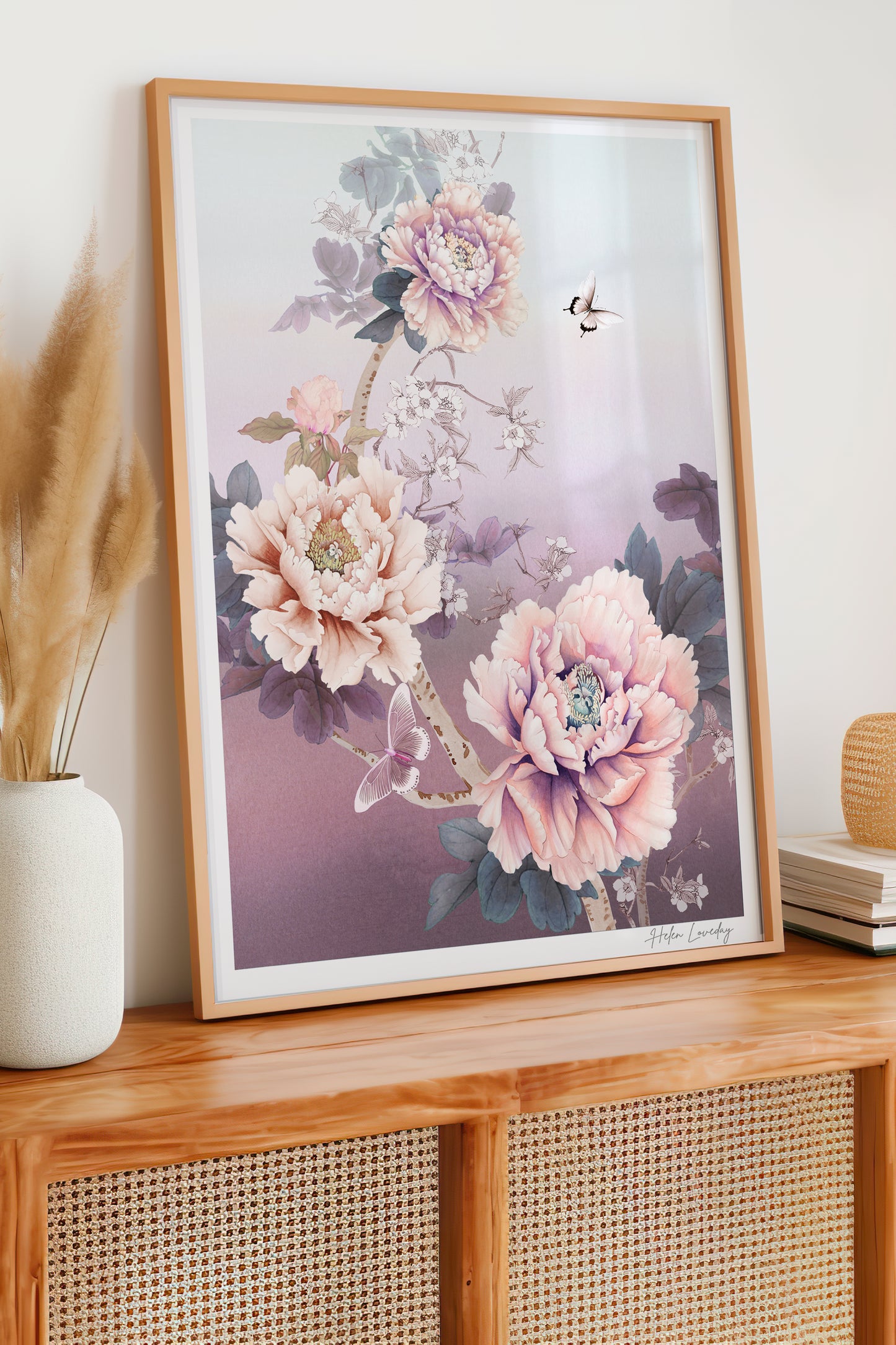 Chinoiserie Flowers Giclée Wall Art