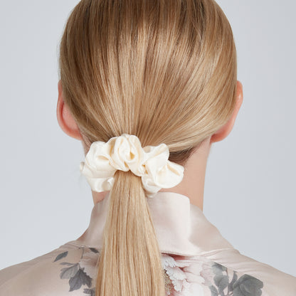 Silk Scrunchie Cream