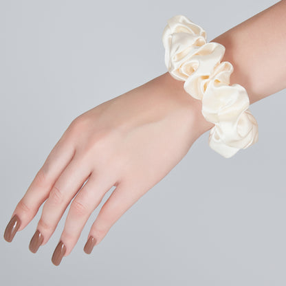 Silk Scrunchie Cream