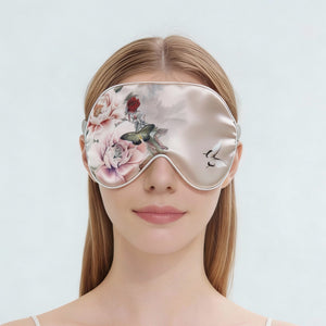Silk Sleep Mask Pink | Fleur Japonaise
