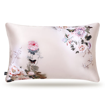 Mulberry Silk Pillowcase Pink | Fleur Japonaise