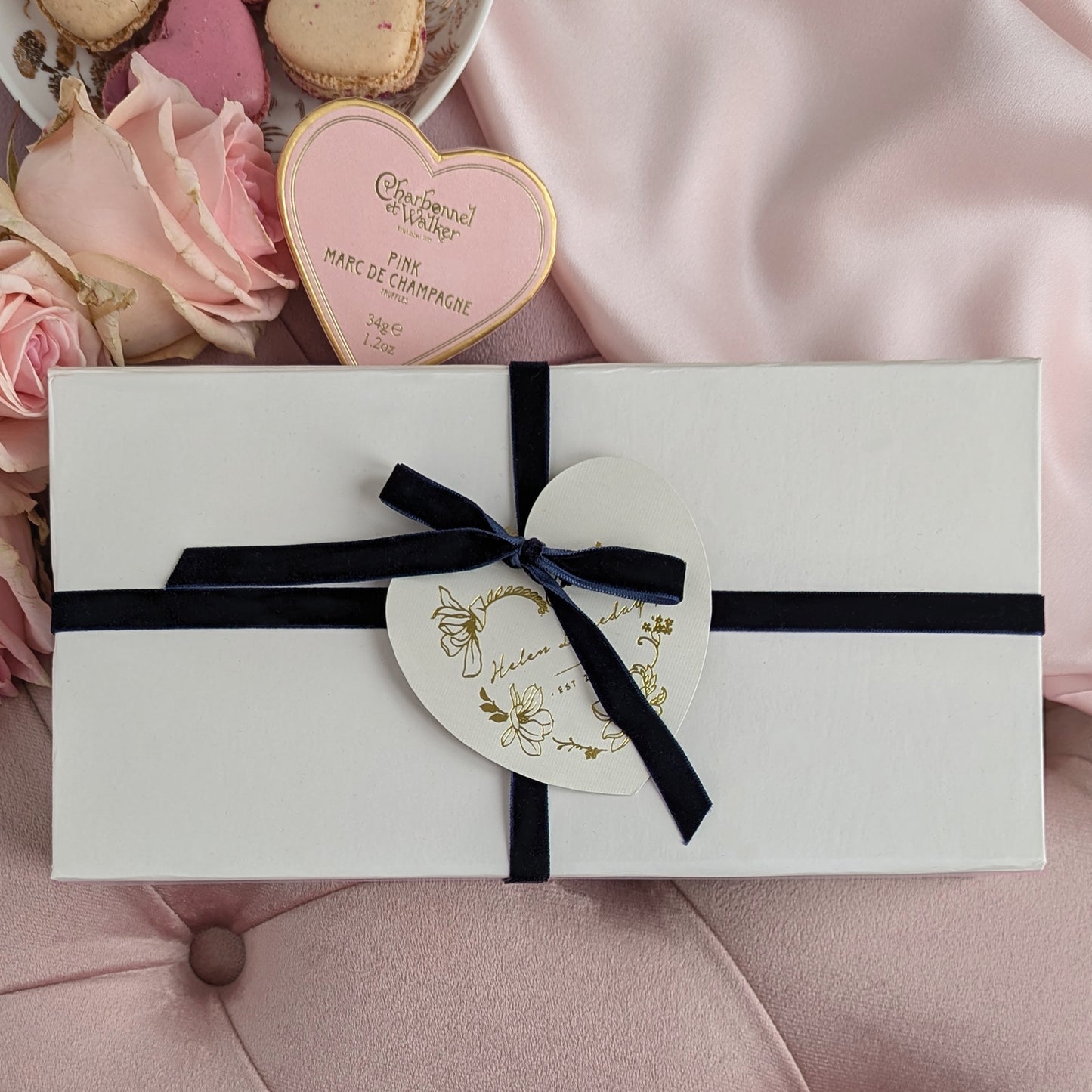 Silk Pillowcase Gift Box Bridal White