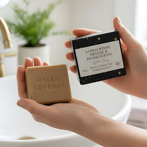 Silk Sleep Gift Set | Luxury Eye Mask, Lip Balm & Soap | Star & Moon