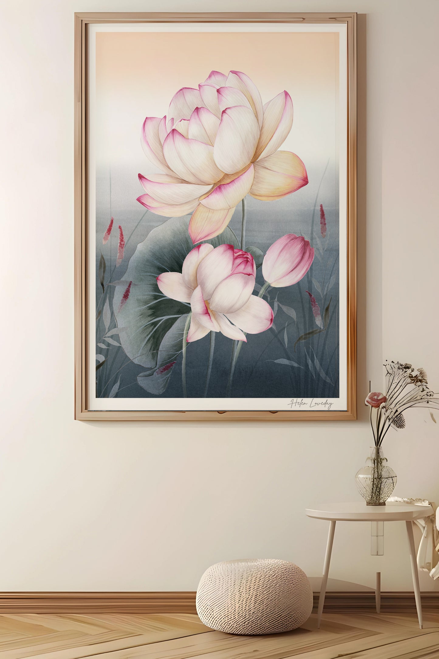 Lotus Flower Giclée Wall Art