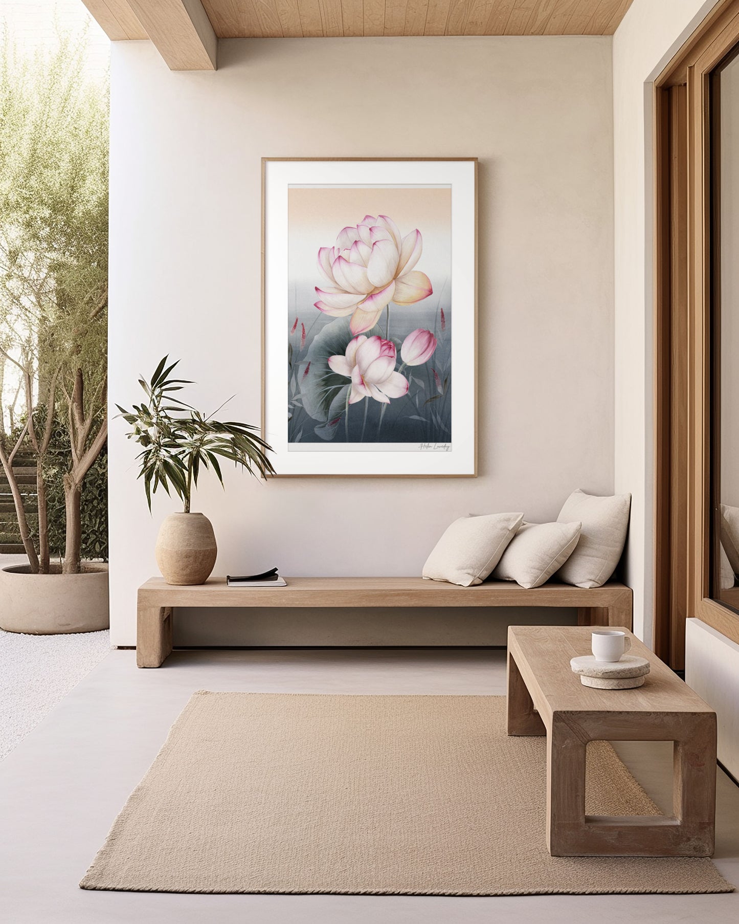 Lotus Flower Giclée Wall Art