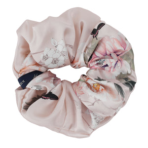 Hair Scrunchie Gift Box | Skinny Pink, Cream, Green | Maxi Fleur Japonaise