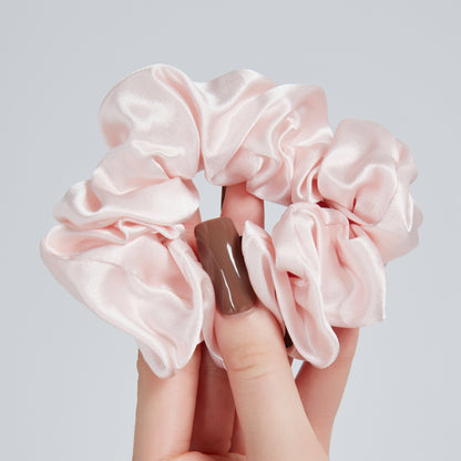 Silk Scrunchie Pink