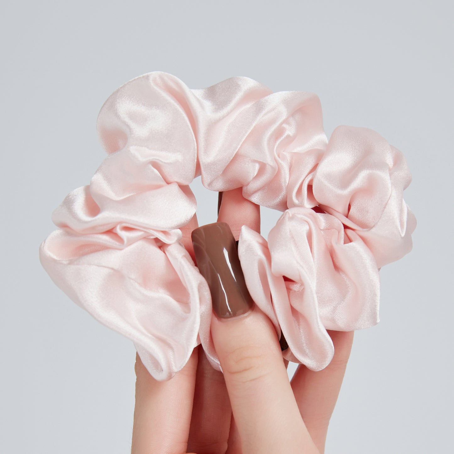 Silk Eye Mask / Hair Scrunchie Gift Box Pink