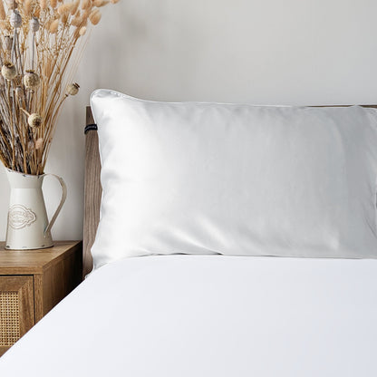 Silk Pillowcase Bridal White