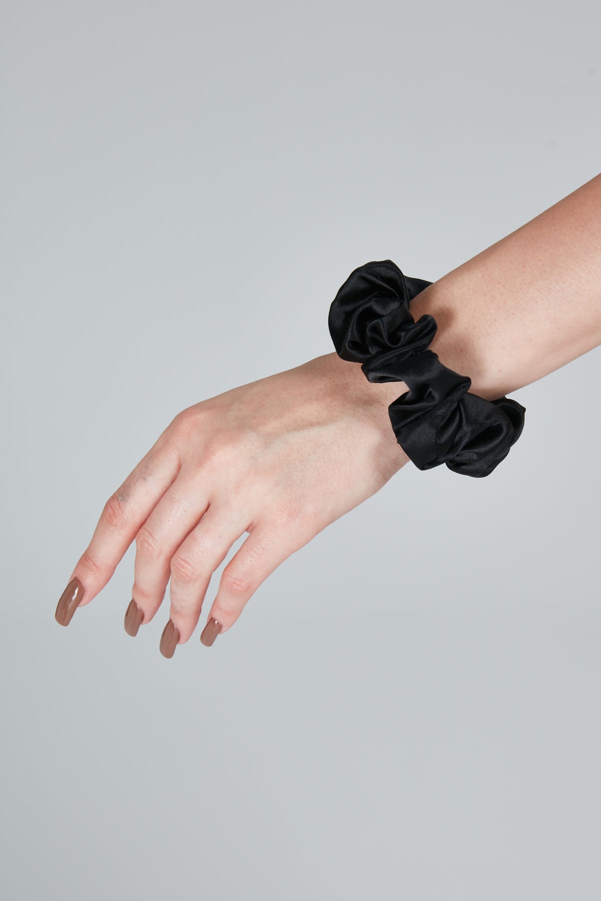 Silk Scrunchie Black