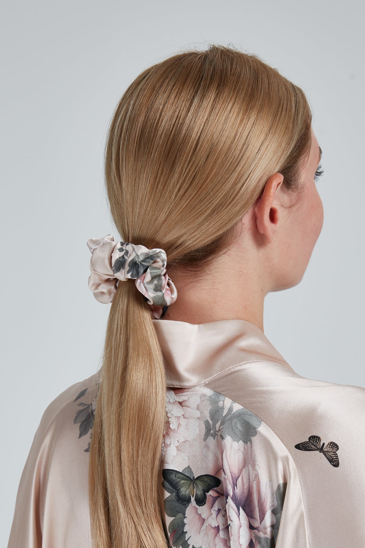 Silk Scrunchie Pink | Fleur Japonaise