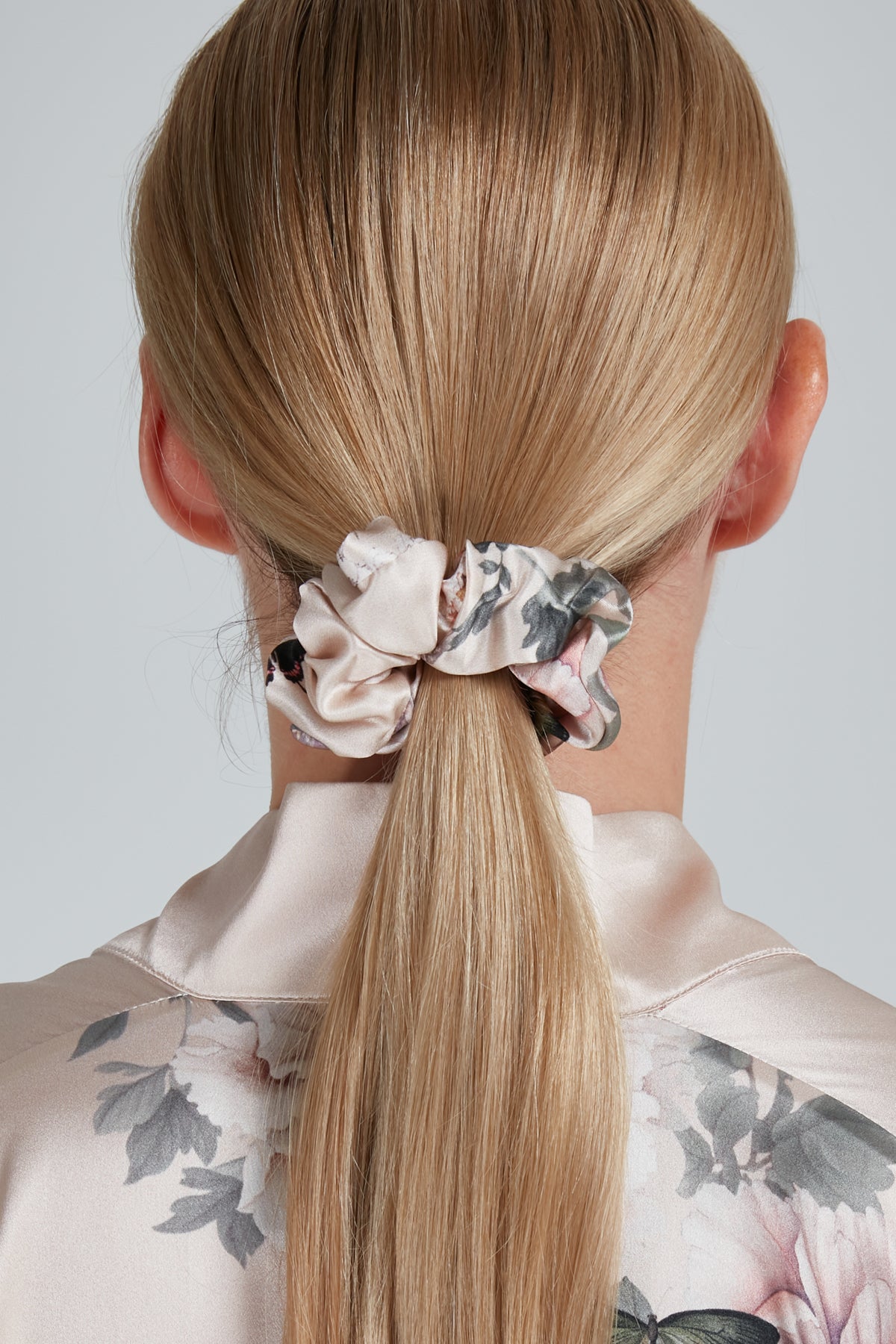 Silk Scrunchie Pink | Fleur Japonaise