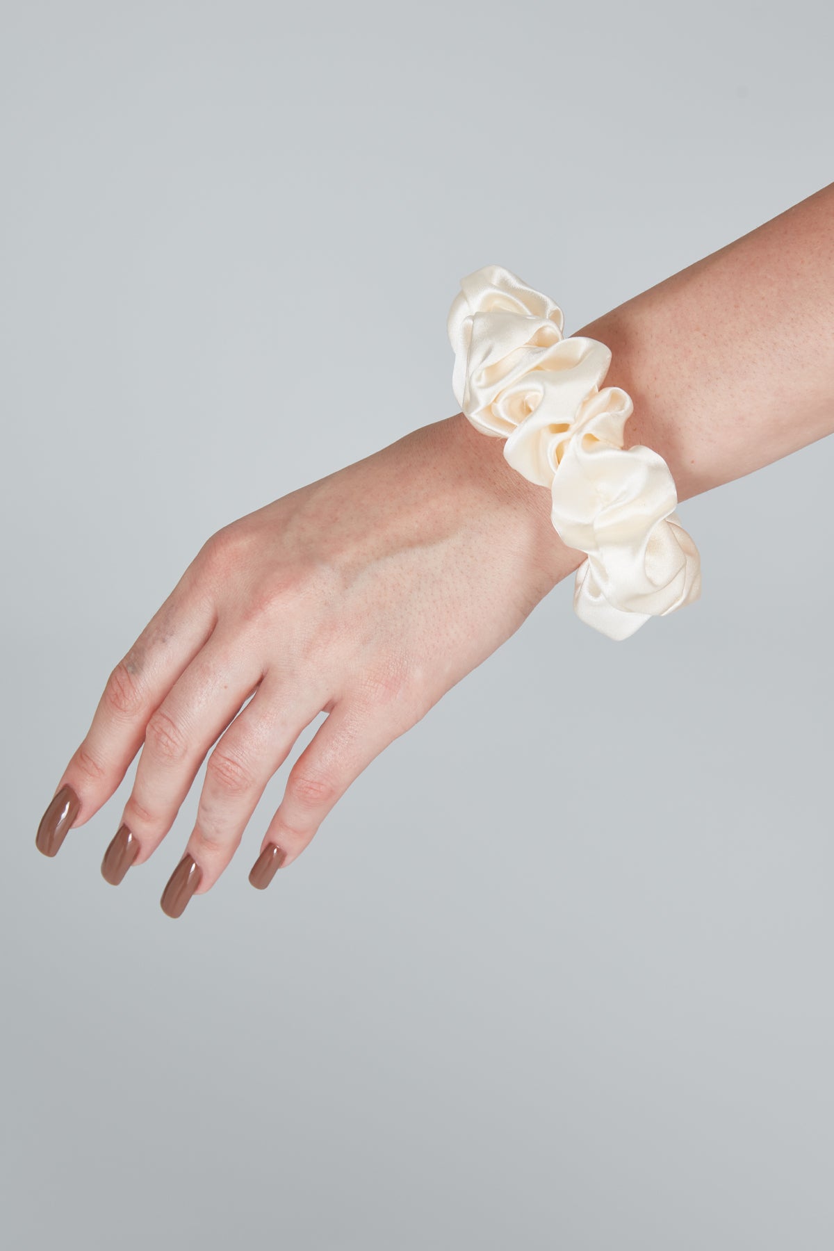 Silk Scrunchie Ivory