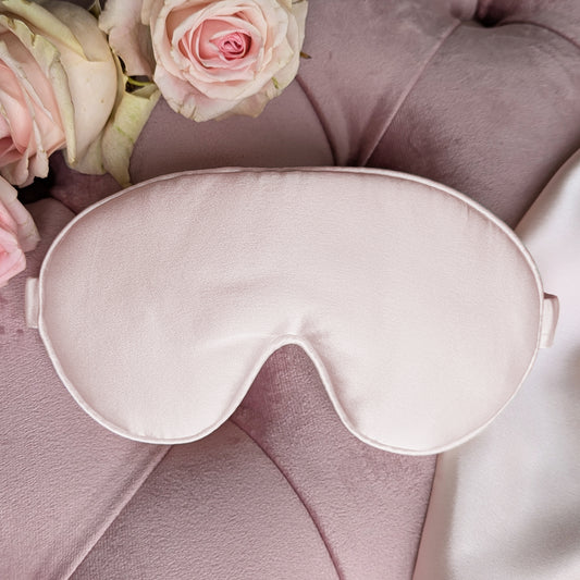 Silk Eye Mask Pink