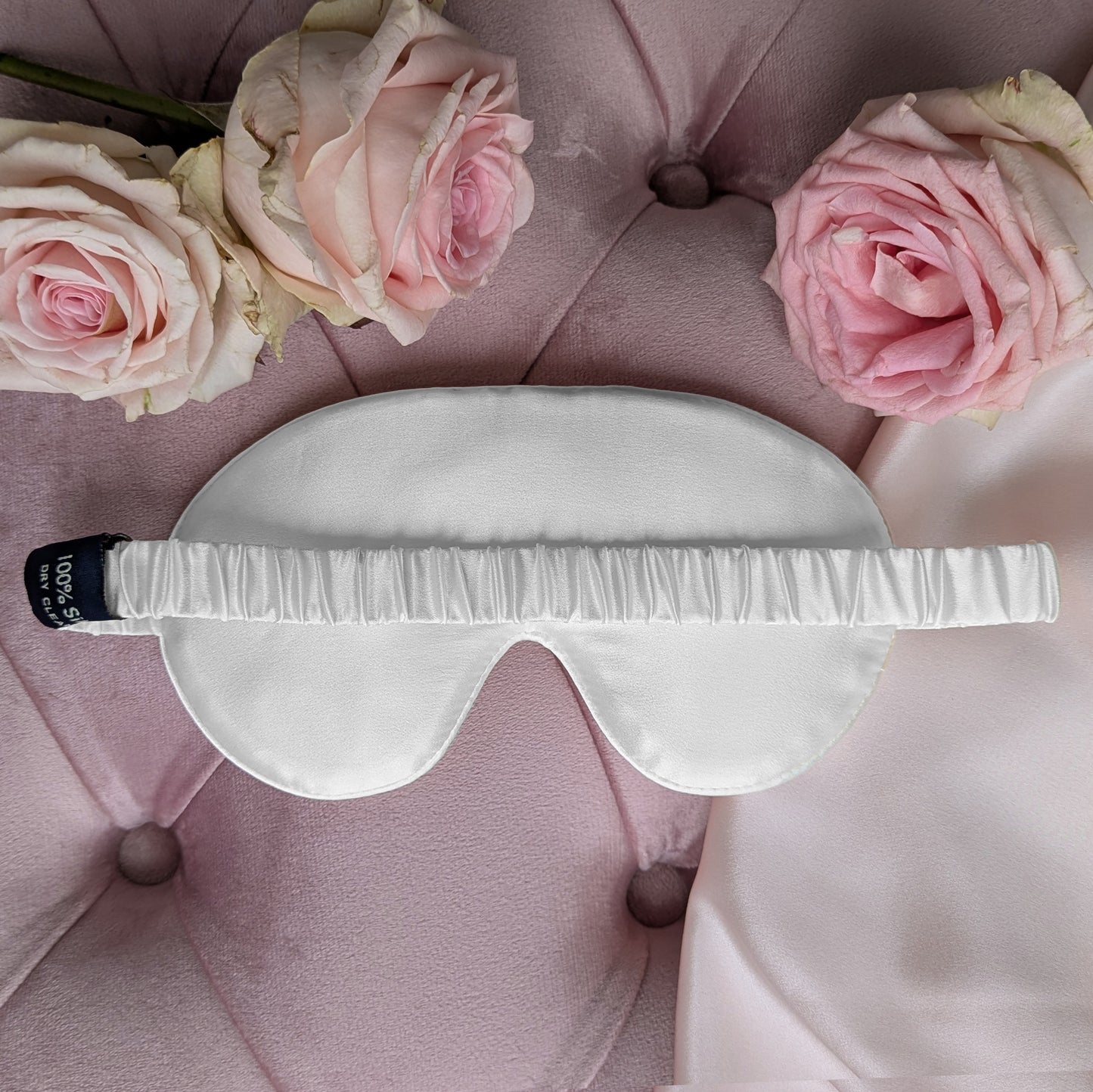 Silk Pillowcase & Eye Mask Giftbox Bridal White