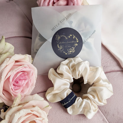 Silk Scrunchie Cream