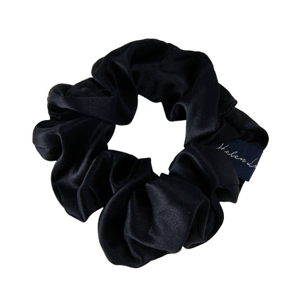Silk Scrunchie Black