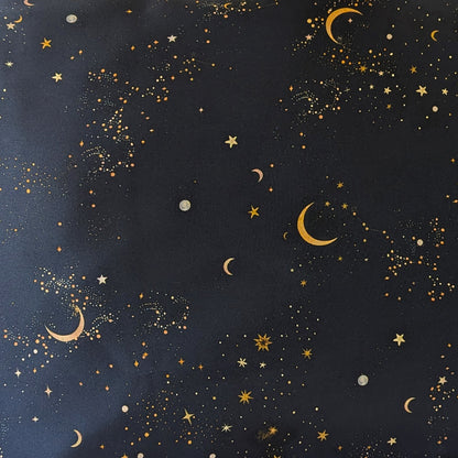 Mulberry Silk Pillowcase Navy | Star & Moon