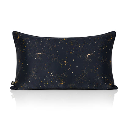 Mulberry Silk Pillowcase Navy | Star & Moon