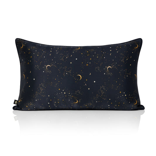 Mulberry Silk Pillowcase Navy | Star & Moon