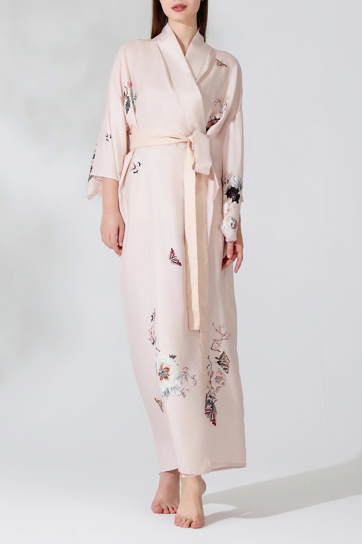 Full length shop kimono dressing gown