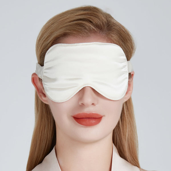 Silk Pillowcase & Eye Mask Giftbox Cream