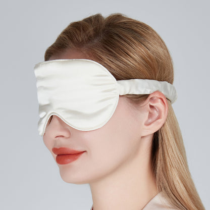 Silk Eye Mask Gift Box | Cream