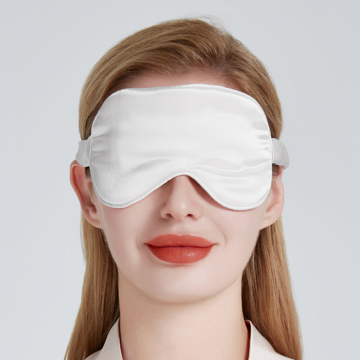 Silk Pillowcase & Eye Mask Giftbox Bridal White