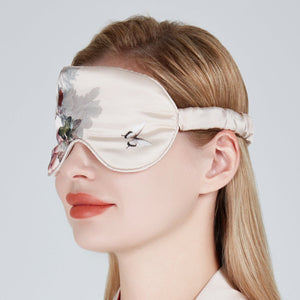 Silk Eye Mask Gift Box Pink | Fleur Japonaise