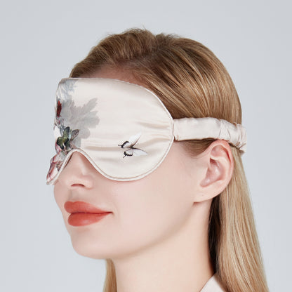 Silk Sleep Mask Pink | Fleur Japonaise