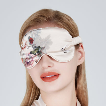 Silk Sleep Mask Pink | Fleur Japonaise