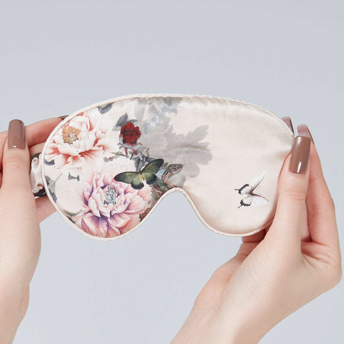 Silk Sleep Mask Pink | Fleur Japonaise