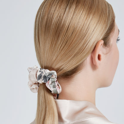 Silk Scrunchie Pink | Fleur Japonaise